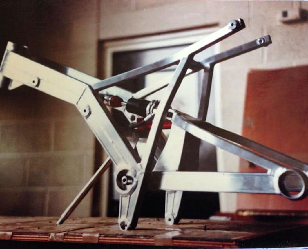 GP Originals early 80s Metmachex swingarm