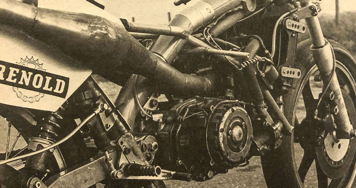 Tommy Crawford designed and built the spine-framed reverse cylinder