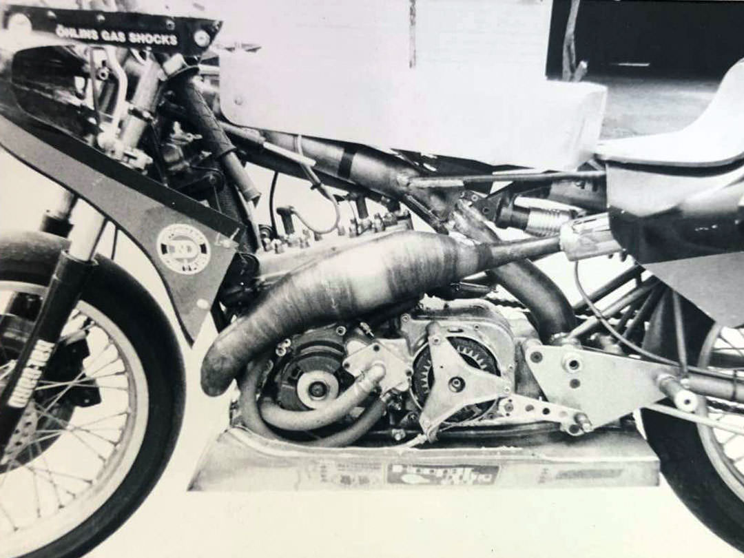 Tommy Crawford Rotax reverse cylinder race bike
